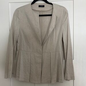 Theory Linen Blend Blazer size 12